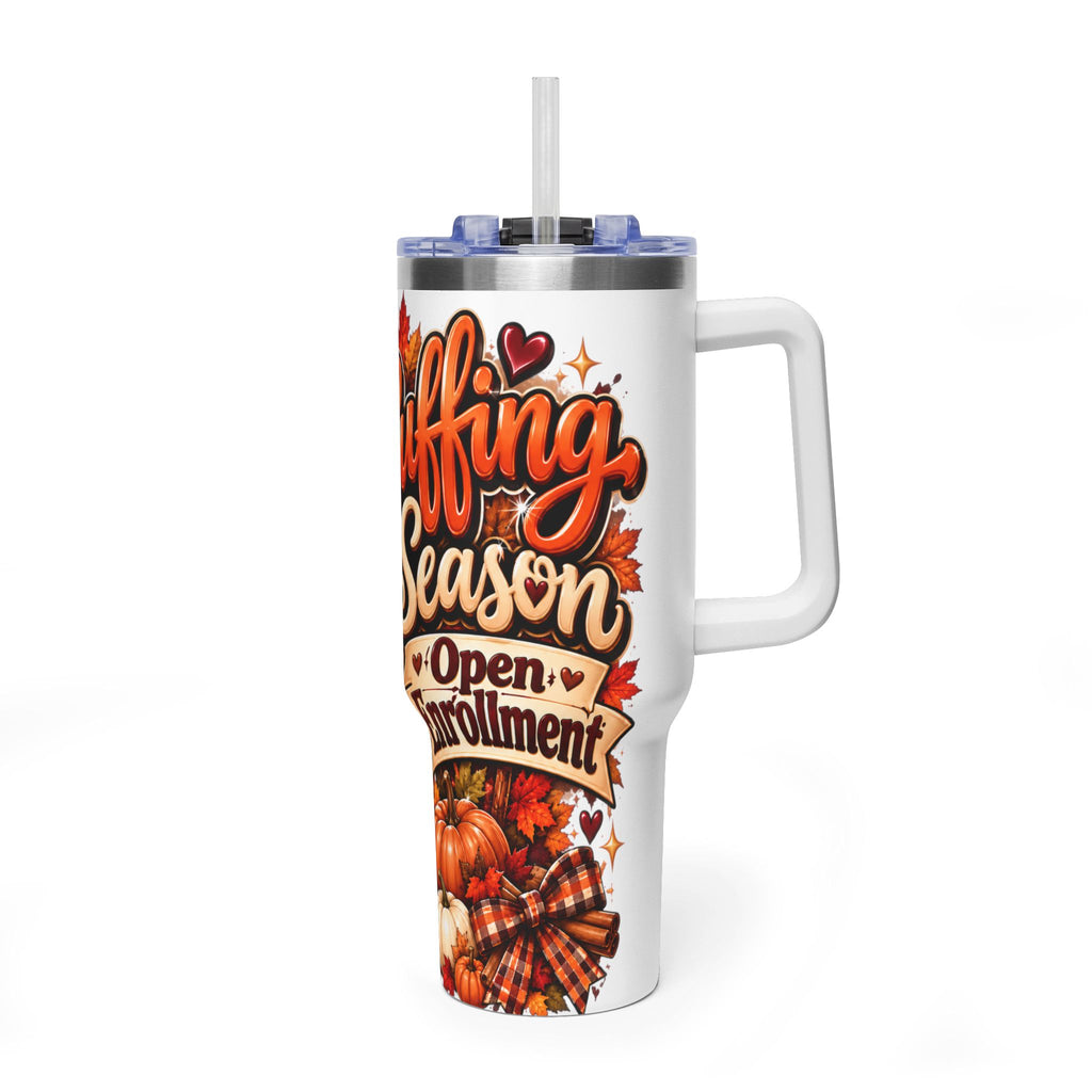 Cuffing Season Open Enrollment 40 oz Fall Tumbler