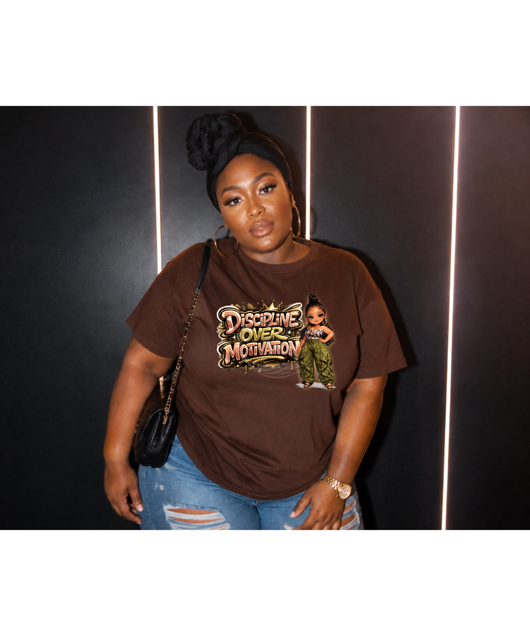 Discipline Over Motivation Graphic Tee