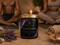 That Girl Creations Lavender Coconut Apricot Wax Candle, 9 oz