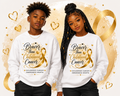 Braver Than Childhood Cancer Awareness Crewneck Sweatshirt