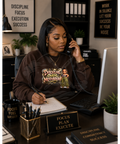Discipline Over Motivation Sweatshirt — Motivational Graphic Crewneck