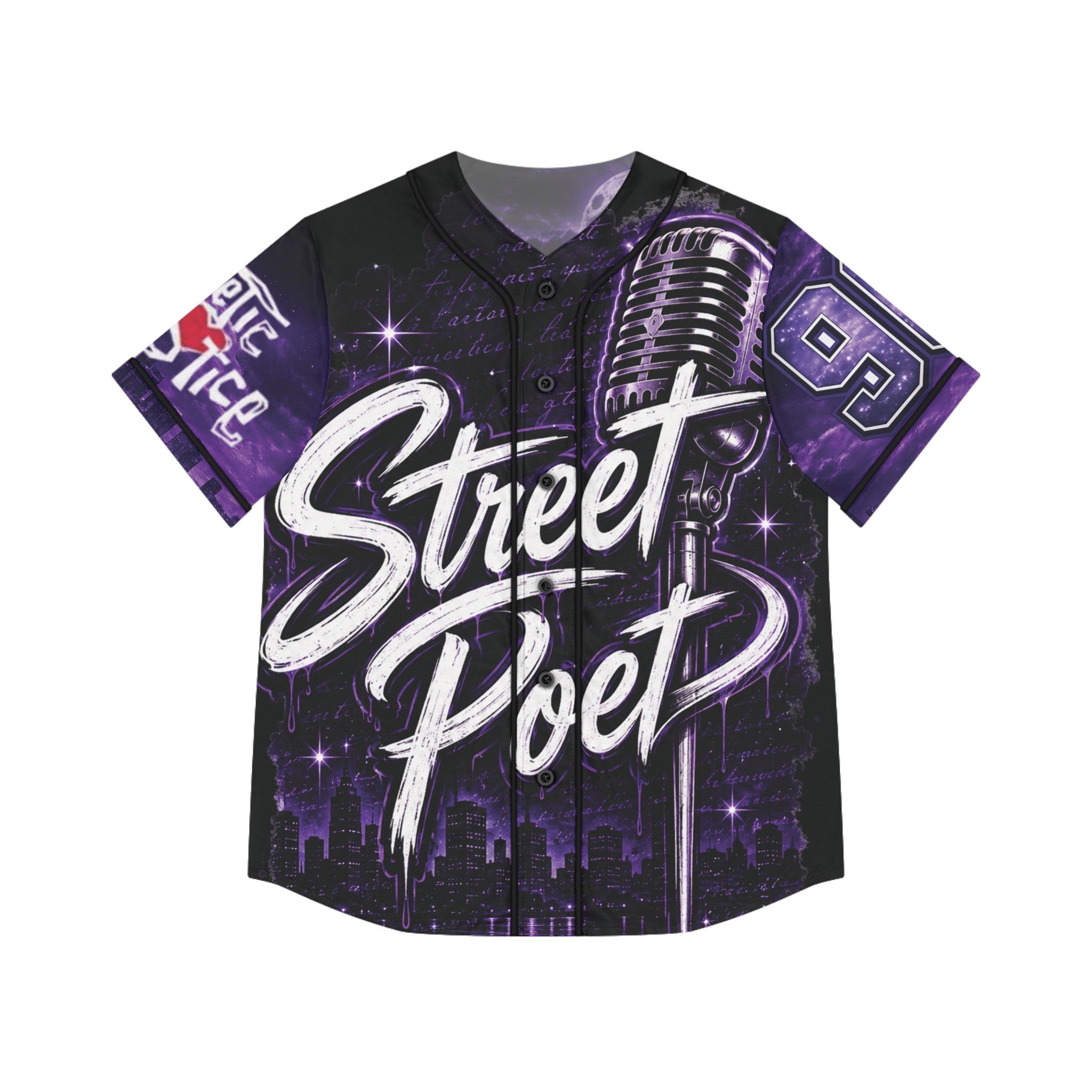 Street Poet Women’s Baseball Jersey — 'Knowledge Rules Everything'